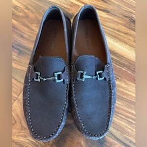 Cole Haan Men's Grand Laser Bit Driving Loafers 10.5 M Chocolate Brown Shoes